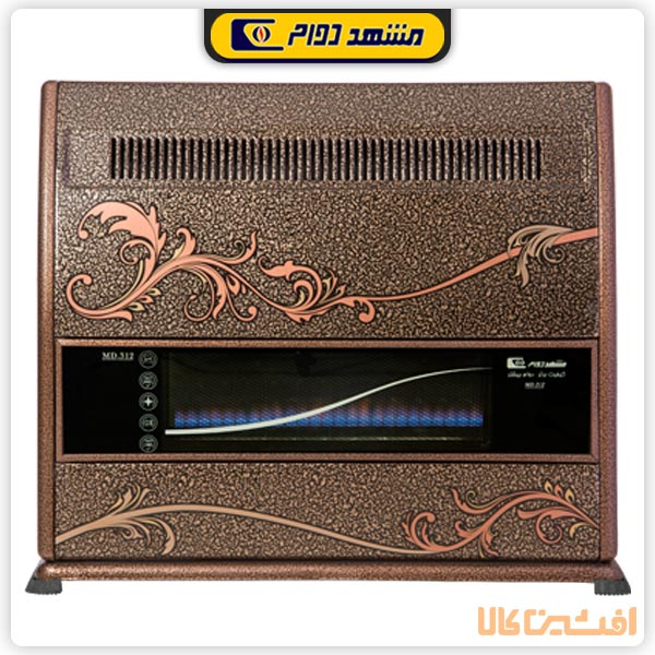 بخاری دودکش دار مشهد دوام مدل MD12 (ظرفیت 12000) سری 200