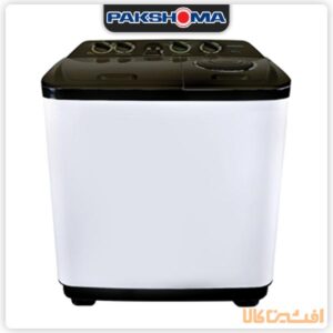 خرید ماشین لباسشویی دوقلو پاکشوما مدل PWT-9654TJ ظرفیت 9.6 کیلوگرم | افشین کالا